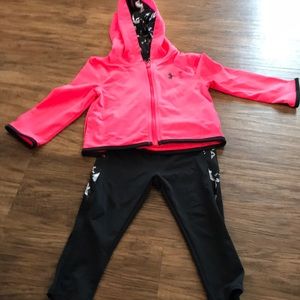 Under Armour toddler girl set - size 24 months